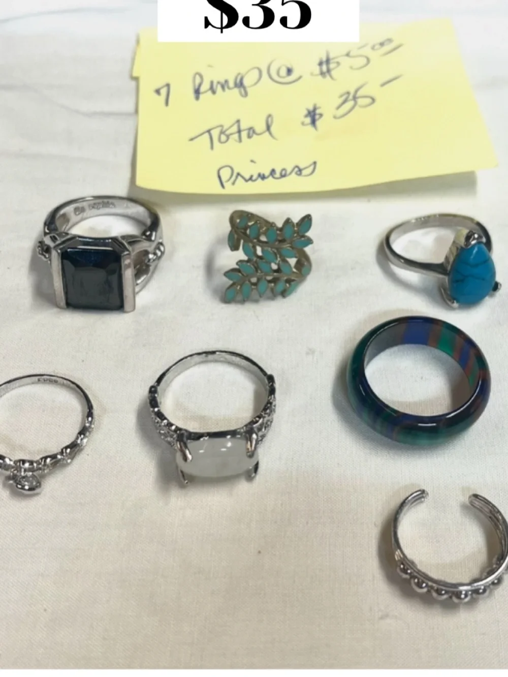 Assorted Women’s Rings Set - for Princessbaby